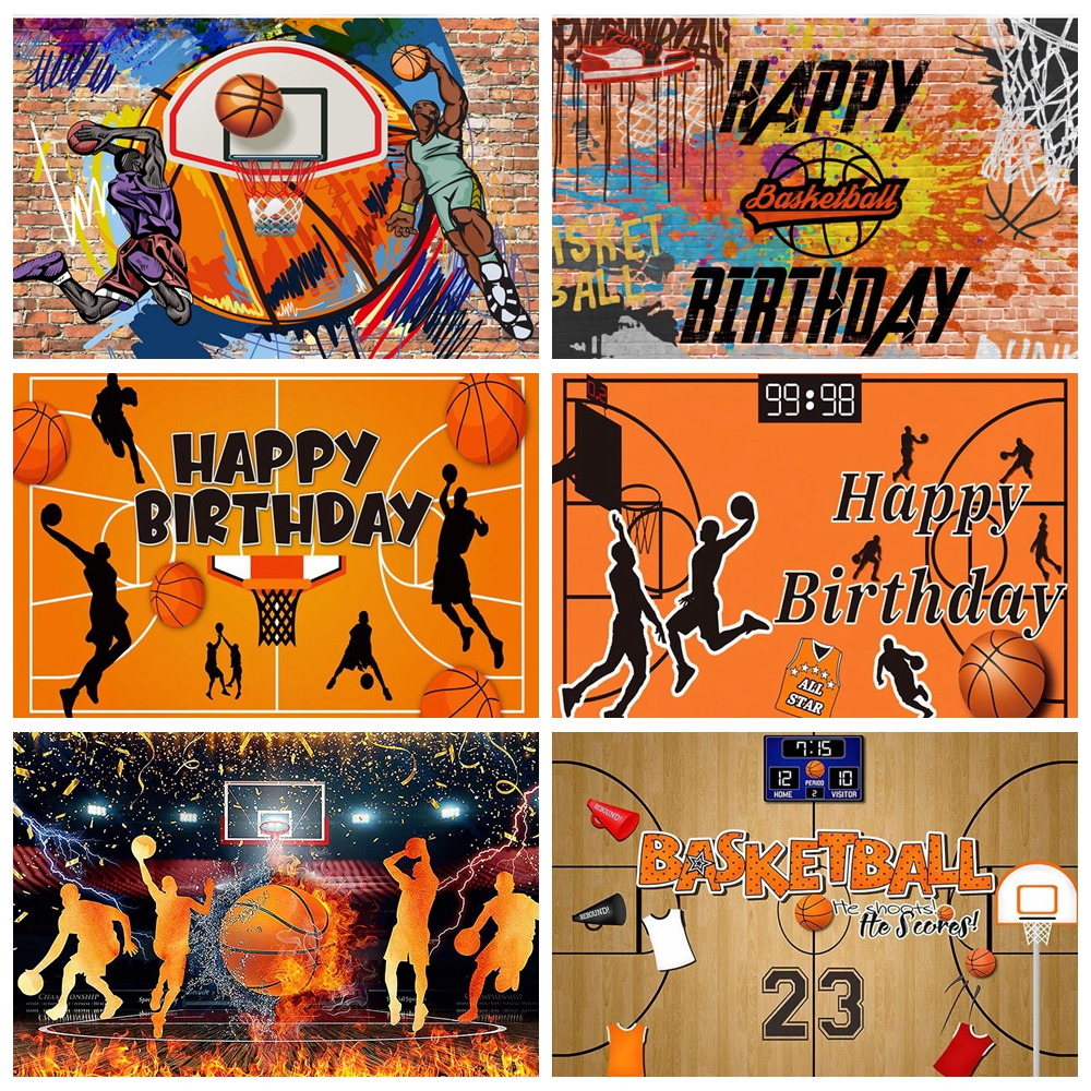 Photography Game - Custom Basketball Field Stadium Boy Birthday