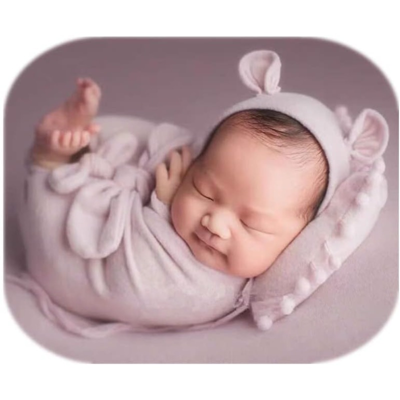 Photography Outfit - Prince Bear Hat & Swaddle Bag