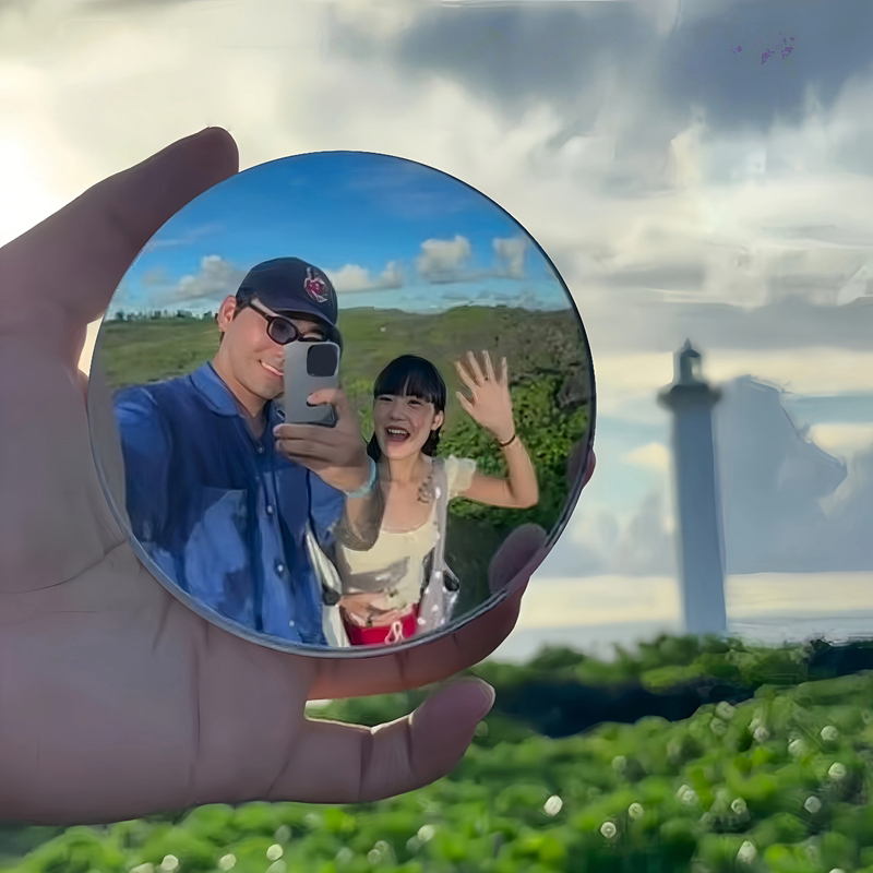 Photography High Angle - Travel Selfie Round Convex Mirror Photography