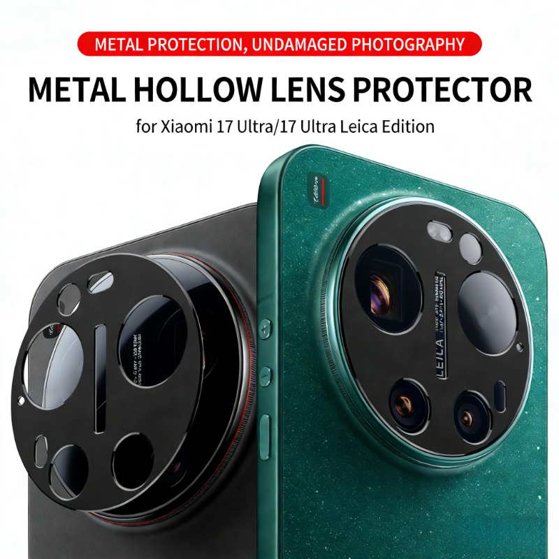 Photography Xiaomi 15 - 1-2 PCS Black Aluminum Metal Rear