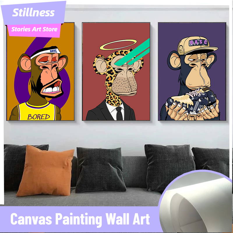 Photography Trend - Modern Wall Art Animals Funny Monkey