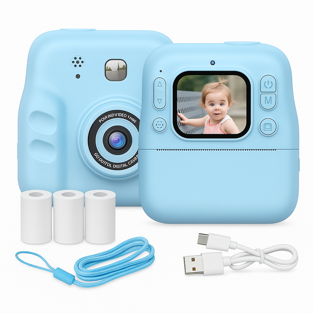 Photography Game - Children's Instant Print Camera, 2.4-inch HD