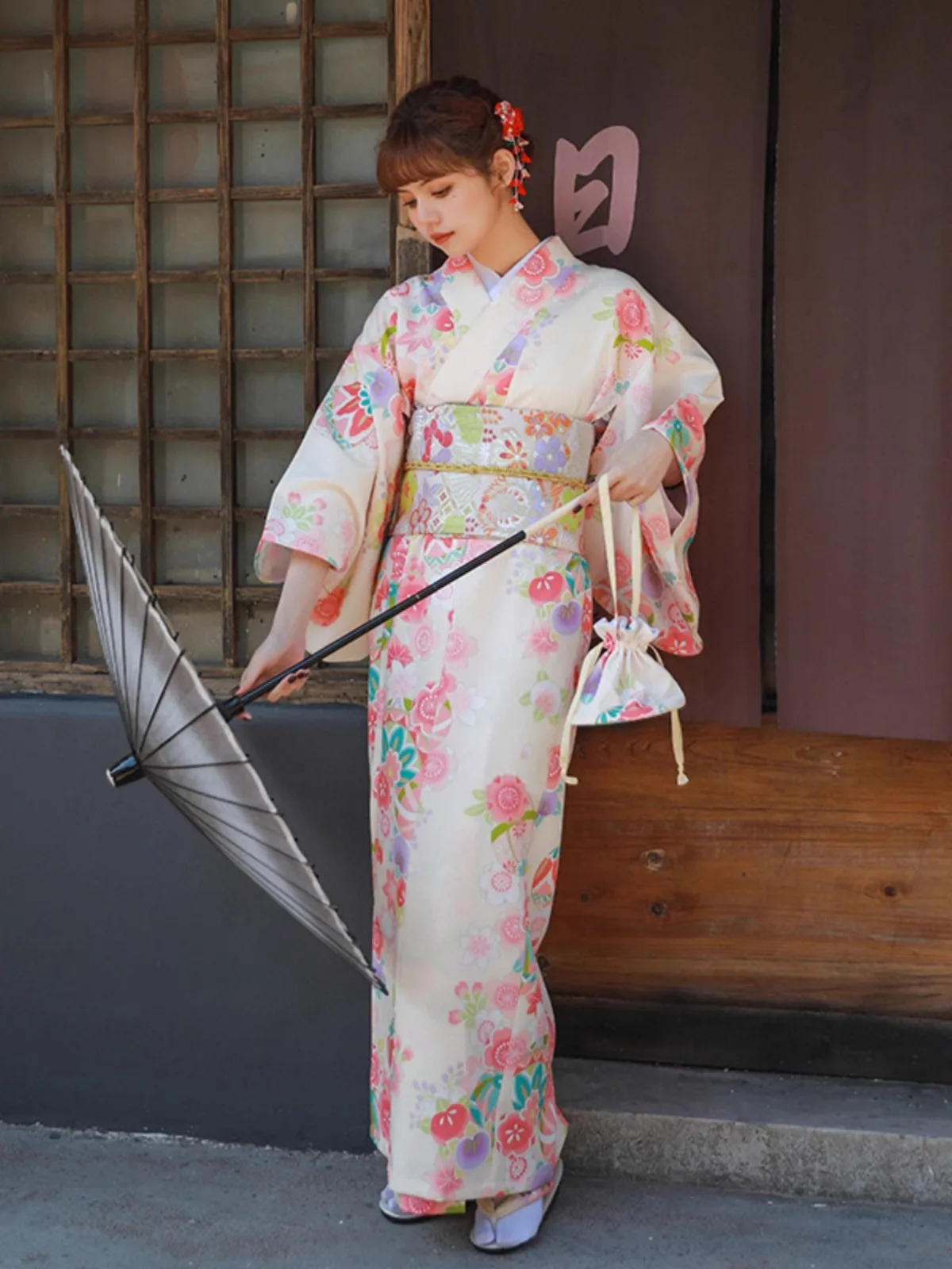 Women Modified Kimono with Han - đánh giá và giá Photography Yellow Light