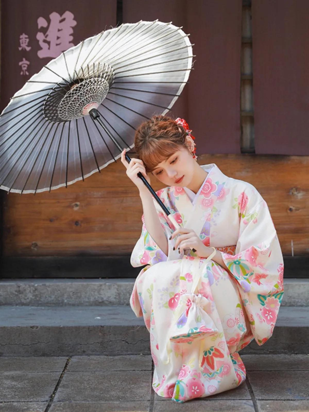 Women Modified Kimono with Han - đánh giá và giá Photography Yellow Light