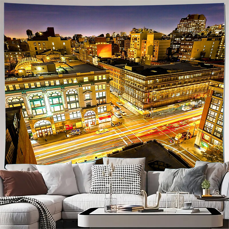 NYC Skyline Tapestry New York  - đánh giá và giá Photography New York