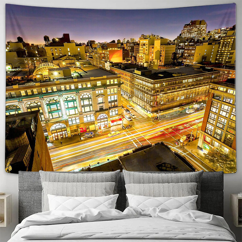 NYC Skyline Tapestry New York  - đánh giá và giá Photography New York