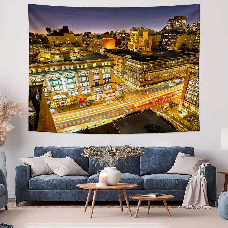 NYC Skyline Tapestry New York  - đánh giá và giá Photography New York