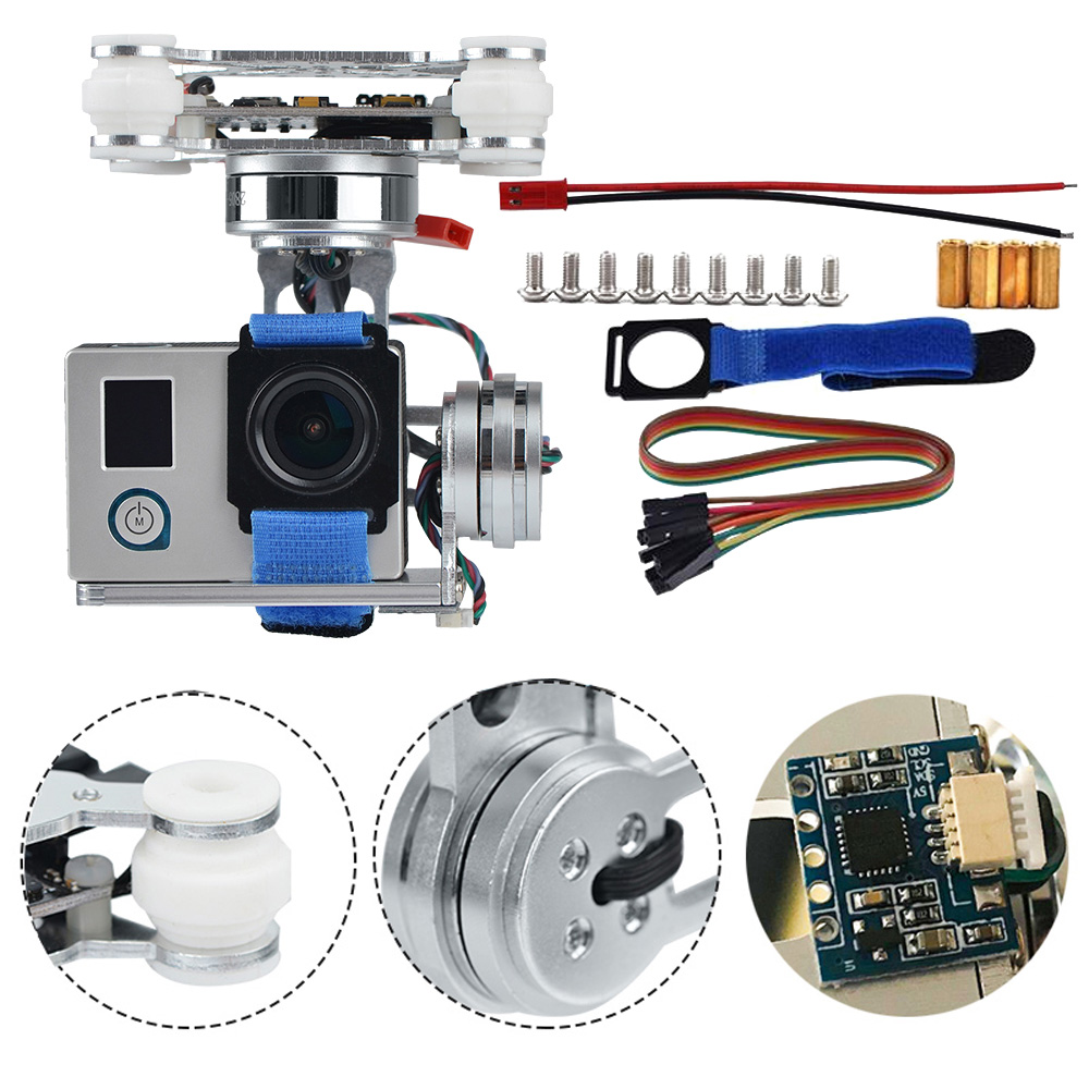 RCTOSKY 3-Axis Brushless Gimba - đánh giá và giá Photography Kit Xiaomi