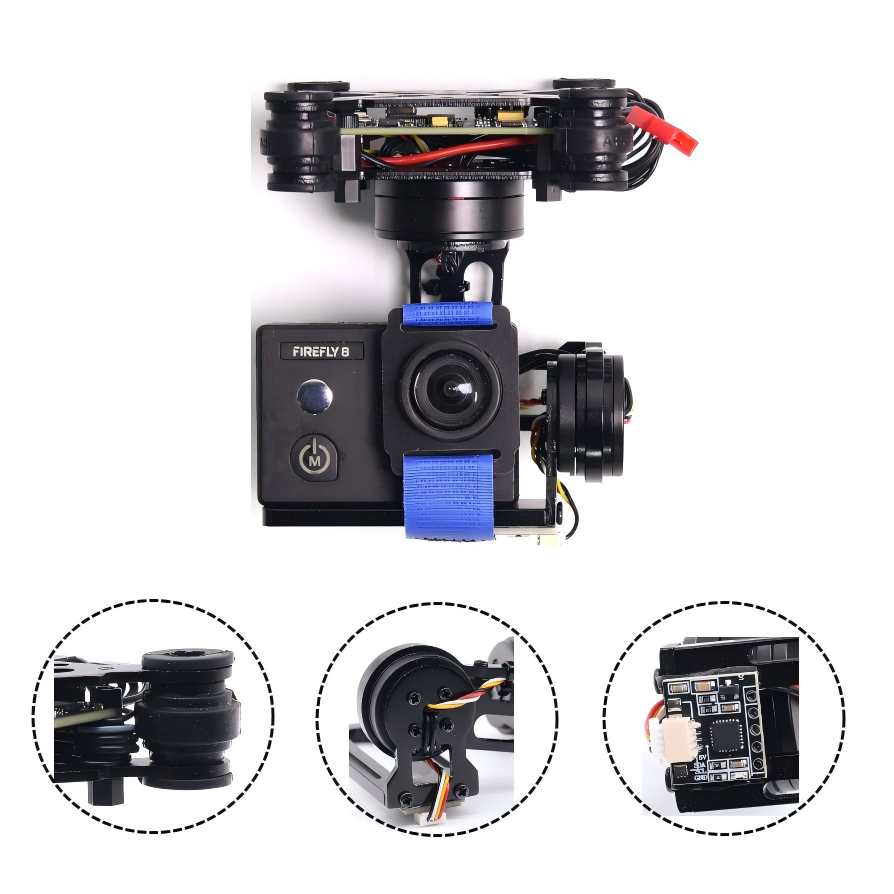 RCTOSKY 3-Axis Brushless Gimba - đánh giá và giá Photography Kit Xiaomi