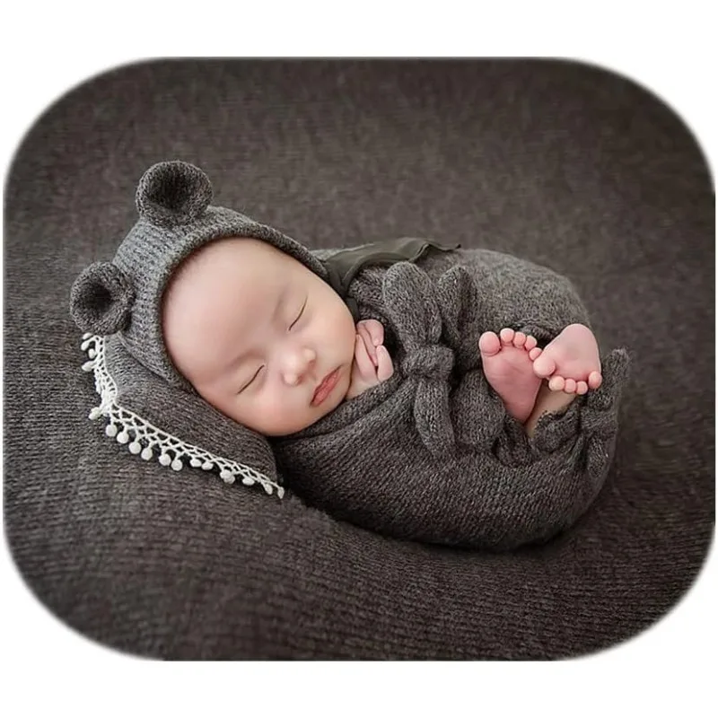 Prince Bear Hat & Swaddle Bag  - đánh giá và giá Photography Outfit