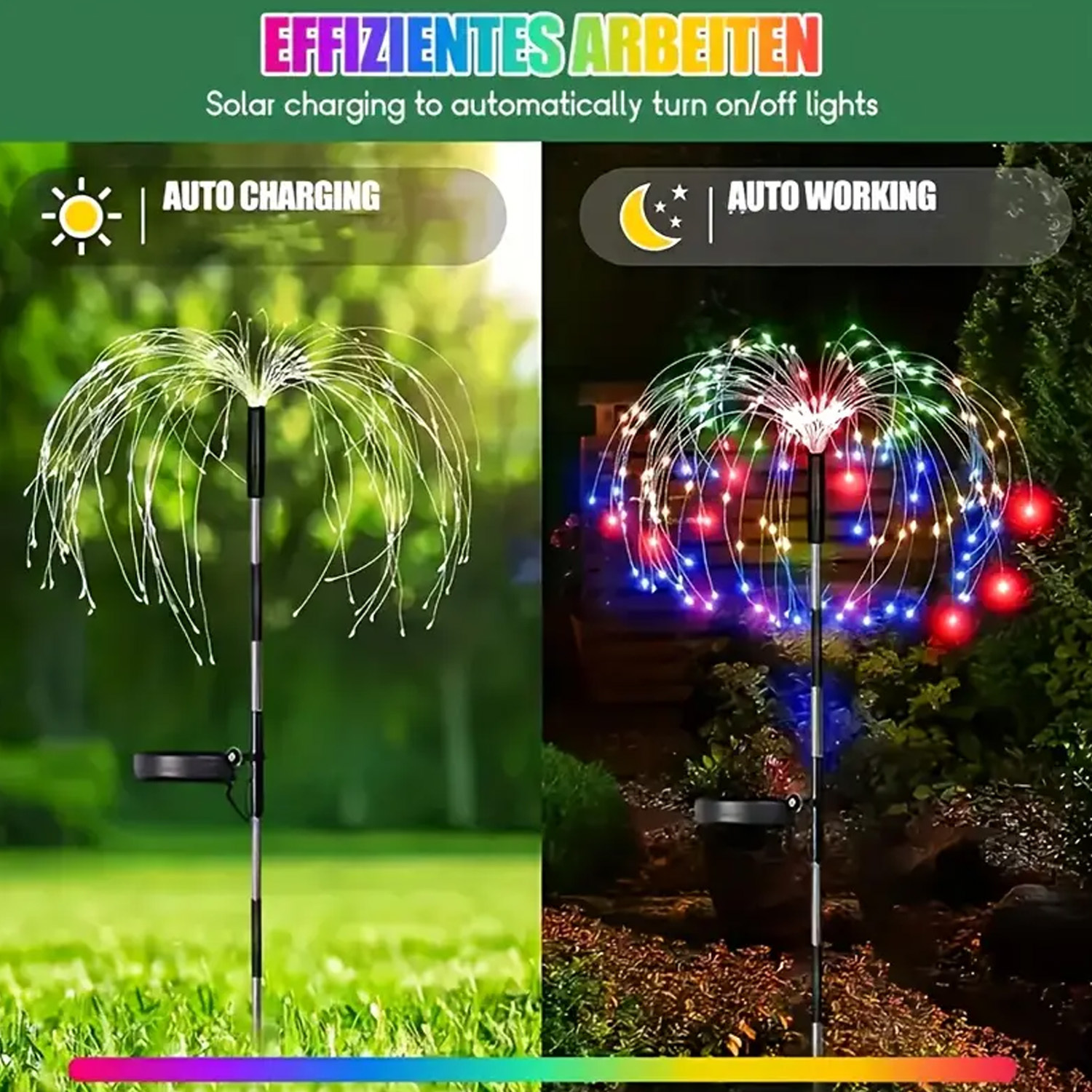 8-Mode Solar Firework Lights w - đánh giá và giá Photography Yellow Light