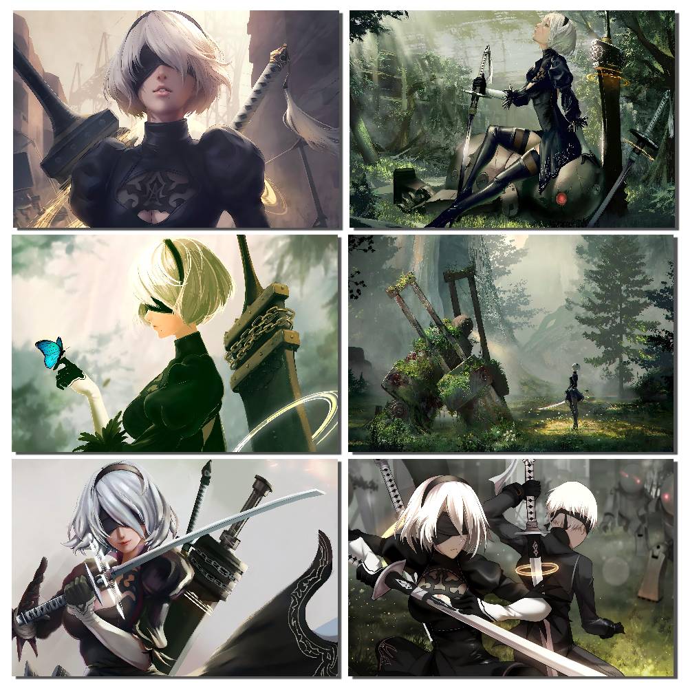 Painting Nier Automata Game Ph - đánh giá và giá Photography Game