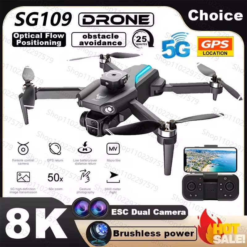 New SG109 Drone 8K Professiona - đánh giá và giá Photography High Angle