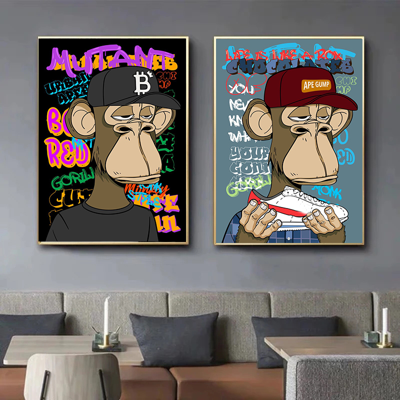 Modern Wall Art Animals Funny  - đánh giá và giá Photography Trend