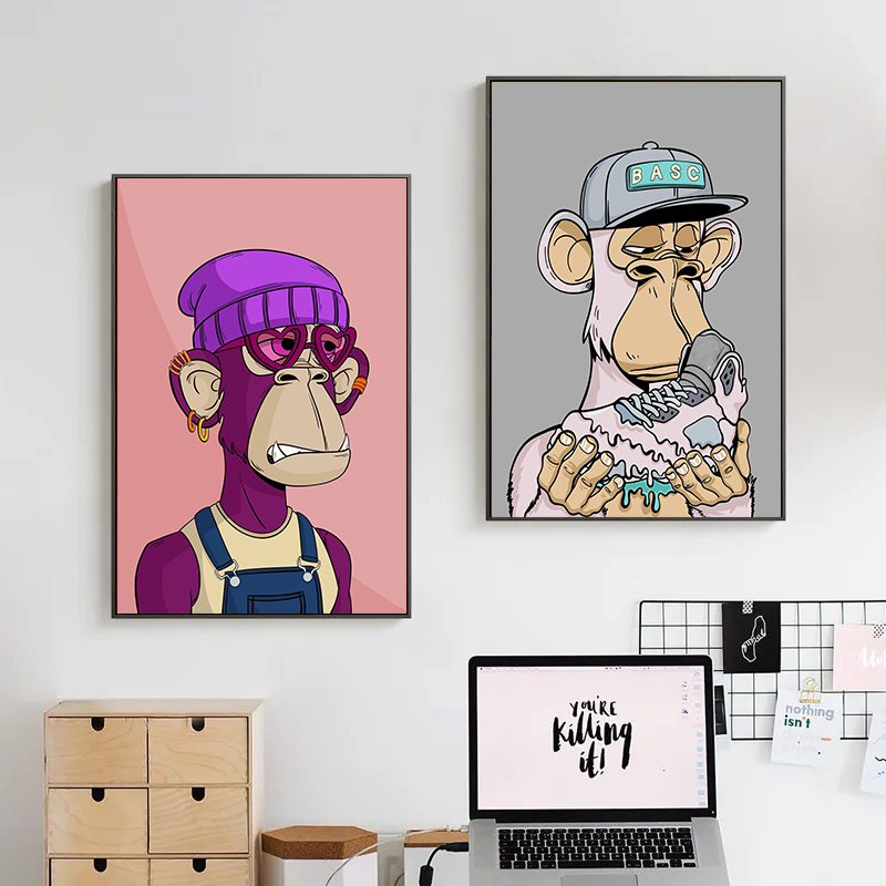 Modern Wall Art Animals Funny  - đánh giá và giá Photography Trend
