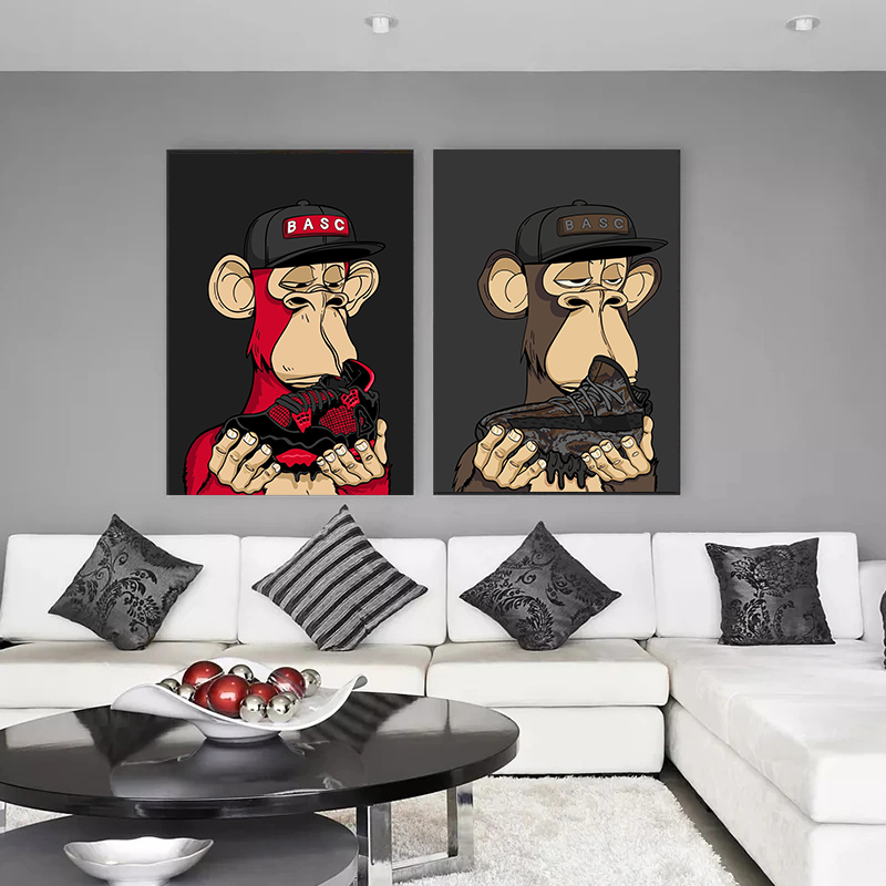 Modern Wall Art Animals Funny  - đánh giá và giá Photography Trend