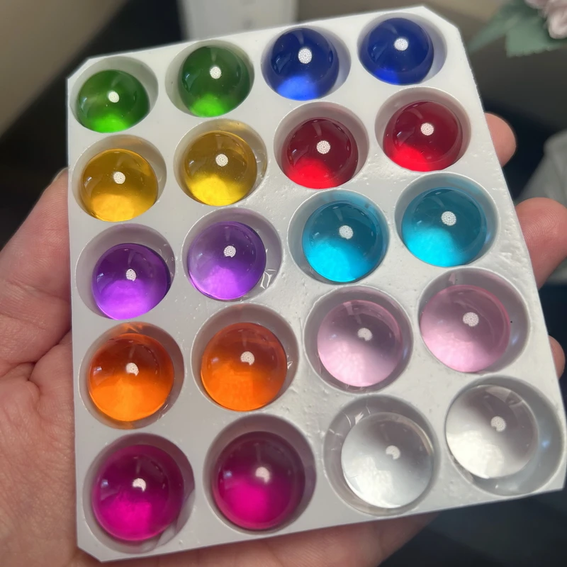 10/20pcs Solid Color Glass Bal - đánh giá và giá Photography Game