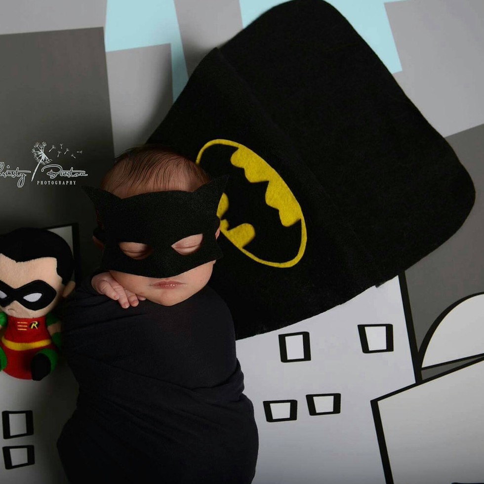 Newborn Baby Batman Cape and W - đánh giá và giá Photography Outfit