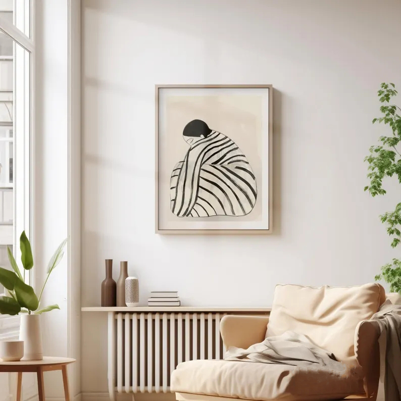 Fashion  Abstract Stripe Woman - đánh giá và giá Photography Trend